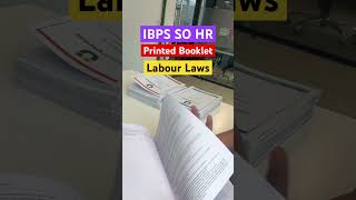 Concise booklets for IBPS SO HR Call now ibps ibpsso ibpssohr [upl. by Arbmahs252]