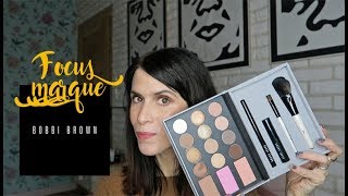 BOBBI BROWN Focus marque get ready with me  palette de Noël [upl. by Naziaf]