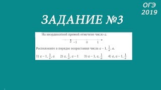 Готовимся к ОГЭ по математике Задание3 Расположить в порядке возрастания числа [upl. by Ettennat]