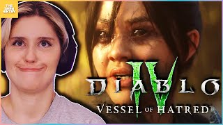 Diablo IV Vessel of Hatred  TRAILER REACTION [upl. by Val]