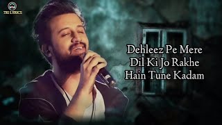 Jeena Jeena  Badlapur Atif AslamLyrics Song [upl. by Arimas704]