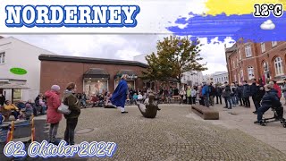 Norderney Inselmomente vor dem langen Clubwochenende und Herbstferienbeginn City life 2024 [upl. by Yhtorod]