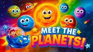 The Planet Song  8 Planets of the SolarSystem Song for Kids  KidssVentures [upl. by Odawa27]