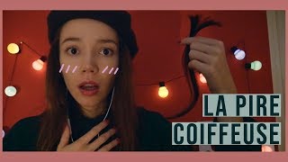 ASMR  Roleplay La pire coiffeuse soccupe de tes cheveux [upl. by Gwenora]