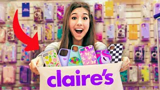 I Bought EVERY iPhone Case at Claire’s [upl. by Alaecim]