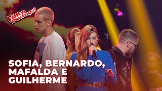 Sofia Forte Bernardo Dinis Mafalda Ramos e Guilherme Pinheiro  Batalhas  The Voice Portugal 2024 [upl. by Aicinat153]