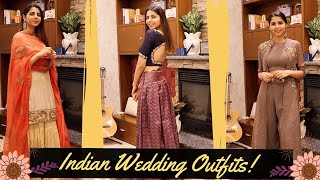 What To Wear To An Indian Wedding  Wedding Outfit Ideas [upl. by Bayer]