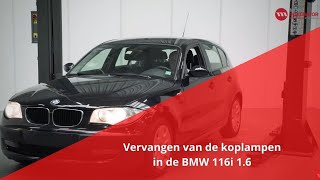 Vervangen van de koplampen in de BMW 116i 16 [upl. by Burny98]