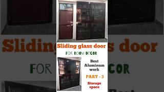 Sliding glass door  PART  3  room decor slide doors construction housedesign [upl. by Kate125]