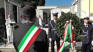 Commemorazione dei Defunti la cerimonia al cimitero di Fano [upl. by Yasnil547]