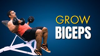 4 BEST Dumbbell BICEP Workout  Yatinder Singh [upl. by Steffie]