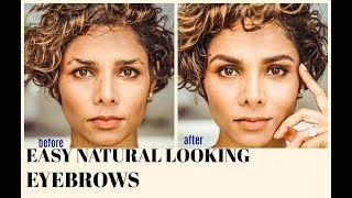 HOW DO I DO MY EYEBROWS EASY TUTORIAL [upl. by Lenrad]