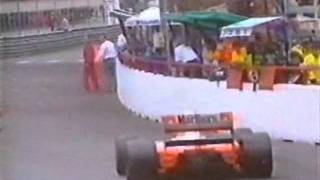 Senna Burnout in Monaco  1991 Monaco Grand Prix [upl. by Llehcim666]