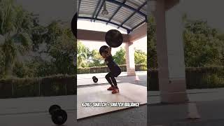 60kg Snatch  Snatch Balance [upl. by Llerrah]