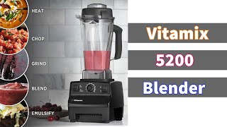 Best Blender For Smoothies 2024 Vitamix 5200 Blender 64 oz Review [upl. by Irahcaz242]