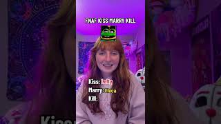 FNAF Fans Introducing FNAF Kiss Marry Kill‼️fnaf fivenightsatfreddys fnafmemes shorts [upl. by Saleme]