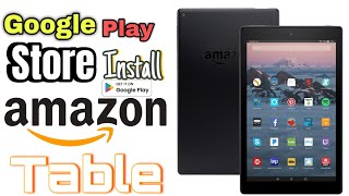 How To Install Google Play Store on Amazon Fire Tablet New  Install Google Play Services [upl. by Lewan696]