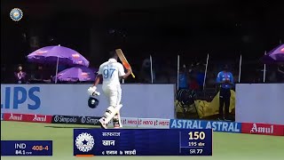 Sarfaraz Khan 150 Runs Highlights Today l IND vs NZ 4th Day Test l Sarfaraz Khan 1st Test Century [upl. by Dnomsed296]