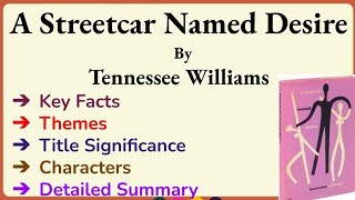 A Streetcar Named Desire Summary In HindiUrduThemesKey Facts Title SignificanceDetailed Summary [upl. by Jung]