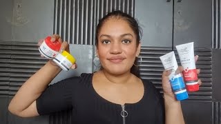 Trying and Testing Out  New Facewashes and Moisturizers From Chemist At Play [upl. by Krock]