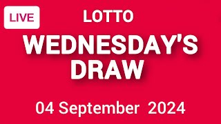 The National Lottery Lotto draw results from Wednesday 04 September 2024  Lotto Live [upl. by Williams]