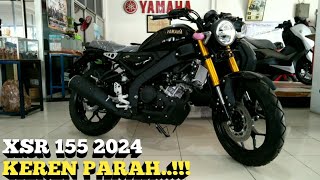 HARGA TERBARU YAMAHA XSR 155 2024 METALLIC BLACK GOLD I RETRO TERKENCANG [upl. by Inga]