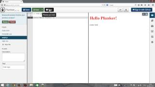 Plunker tutorial [upl. by Esirehs451]