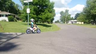 Yamaha pw50 and my 8 year old daughter [upl. by Dempster720]