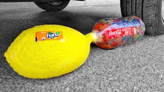 Crushing Things With Car Best Compilation  Experiment Orbeez Balloon VS Car Wheel [upl. by Annaeirb]