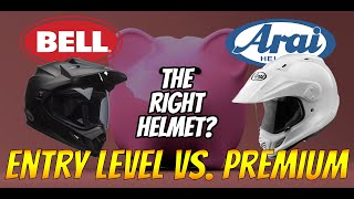 Arai XD4 vs Bell MX9 Adventure Mips [upl. by Garvin]