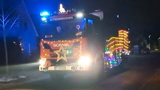 WeihnachtensSpecial Lichterfahrt 2022 der Feuerwehr Isernhagen [upl. by Eldridge]