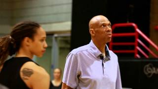 Master Class Kareem AbdulJabbar with Brittney Griner [upl. by Lacagnia]