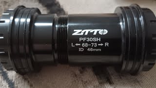 ztto press fit to threaded bottom bracket ztto aliexpress bikemodification [upl. by Serle]