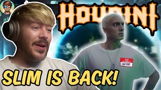 METAL FAN reacts to EMINEM  Houdini Official Music Video  REACTION Wsubs [upl. by Laehcym]