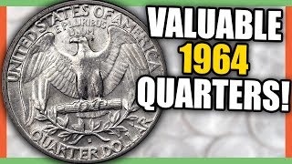 1964 QUARTERS WORTH MONEY  RARE SILVER QUARTERS TO LOOK FOR [upl. by Anialam436]