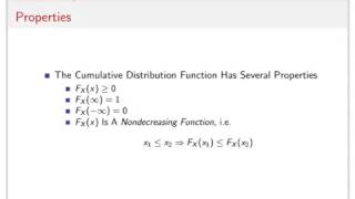 Fundamentals of Probability Theory 612 CDFs and PDFs [upl. by Hammel]