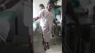 Demonstration of Spastic Ataxia Gait Dept of Medicine JNMC [upl. by Rieth]