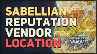 Sabellian Reputation Vendor Location WoW [upl. by Colburn640]