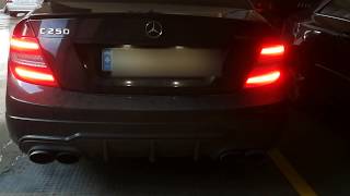 ProjectA Tuned stage 2 c250 w204 cold start  Lebanon [upl. by Gitlow556]