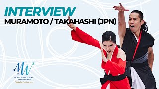 Interview Muramoto  Takahashi JPN  Montpellier 2022  WorldFigure [upl. by Norb624]