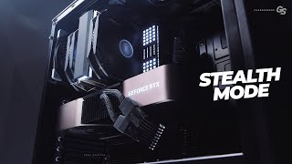 STEALTH MODE RTX 3090 PC Build in Phanteks P400A [upl. by Tnek402]