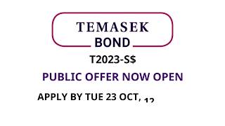 T2023S Temasek Bond 5 Things You Need To Know Before You Invest Teaser [upl. by Mosra311]