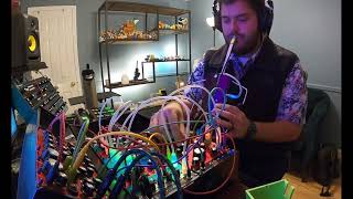 Berglund Instruments NuRAD Wind Controller  EddieEWI Live Stream [upl. by Atelahs]