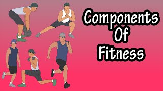 The Major Health Related Components Of Physical Fitness  How To Improve Your Health [upl. by Hourihan212]