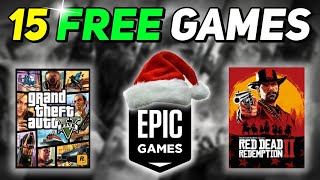 15 FREE Games on Epic Games Store  GTA 5 FREE Epic Mystery Games 2023 [upl. by Ithsav]