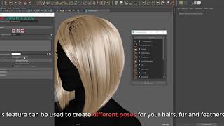 Ornatrix Maya Edit Guides blending [upl. by Millhon]