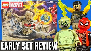 EARLY REVIEW LEGO No Way Home SPIDERMAN vs SANDMAN Final Battle Set 76280 [upl. by Ennahtebazile]