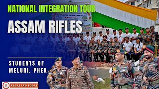 National Integration Tour for School Students from Meluri Phek District Nagaland  Assam Rifles [upl. by Tade439]