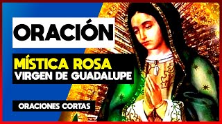 Oración Corta a la Virgen de Guadalupe  Mística Rosa [upl. by Rabin]