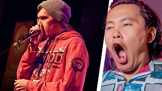 ADI KERANG React BATACO vs CODFISH  Grand Beatbox SHOWCASE Battle 2018  SEMI FINAL [upl. by Datnow]